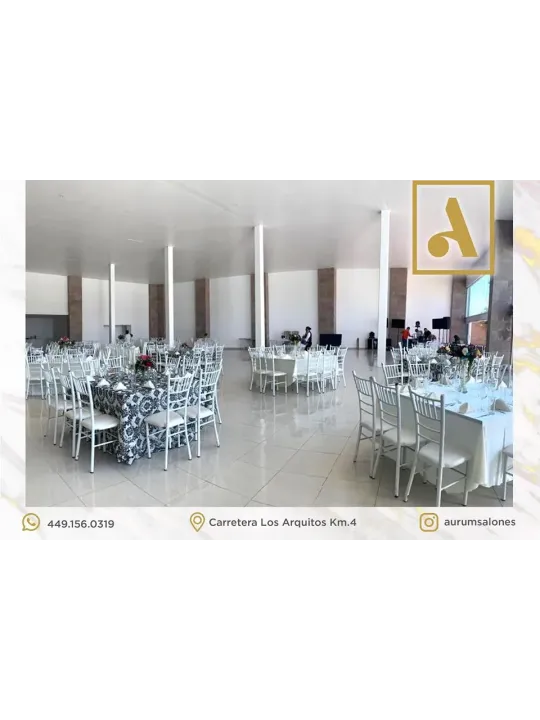 Salon Aurum (Salon Niquel) | Jardín para Eventos Sociales en Aguascalientes